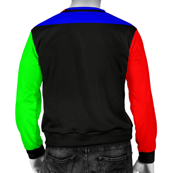 Hoodies4You "Just Me & Trust Your Gut" Multi-Color Men Sweater 8