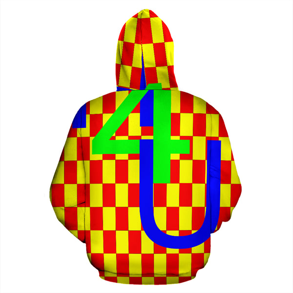 Hoodies4You "H4U" Red&Yellow BoxCar Bomber Hoodie