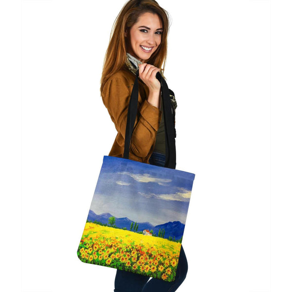 Hoodies4You "1st Winter Snow" Cloth Tote Bag
