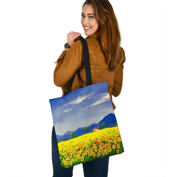 Hoodies4You "1st Winter Snow" Cloth Tote Bag