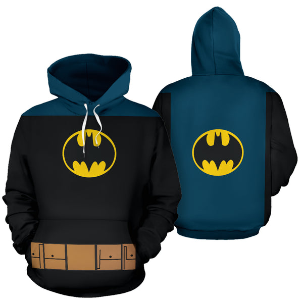 Hoodies4You "Batman" Black and Blue Hoodie 2
