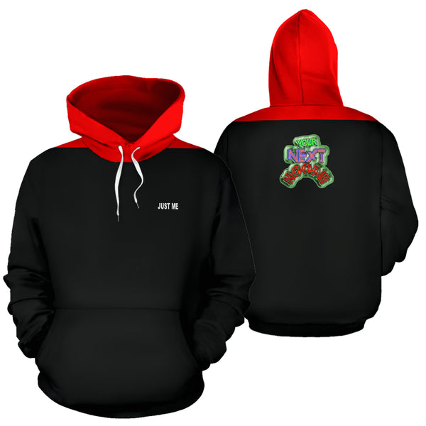 Hoodies4You "Just Me" "Your Next Hoodie" Red/Black