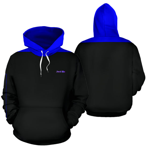 Hoodies4You "Just Me" Black and Blue Cape (SP)