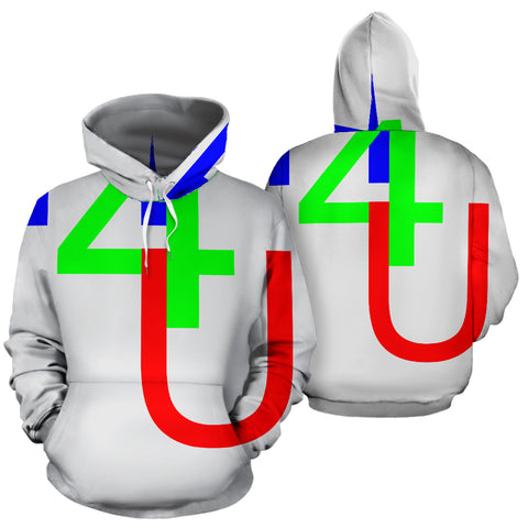 Hoodies4You "4U" Gray w/Gray Hood