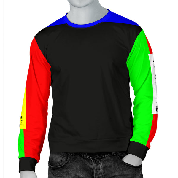Hoodies4You "Just Me & Trust Your Gut" Multi-Color Men Sweater 8