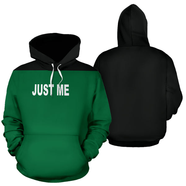 Hoodies4You "Just Me" Green w/Black Hood and Cape