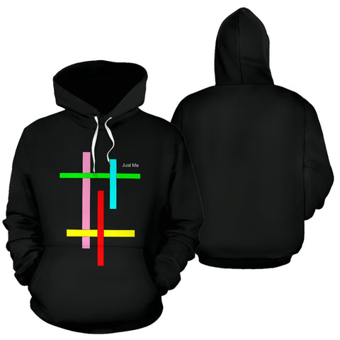 Hoodies4You "Just Me" Black w/Black Hood