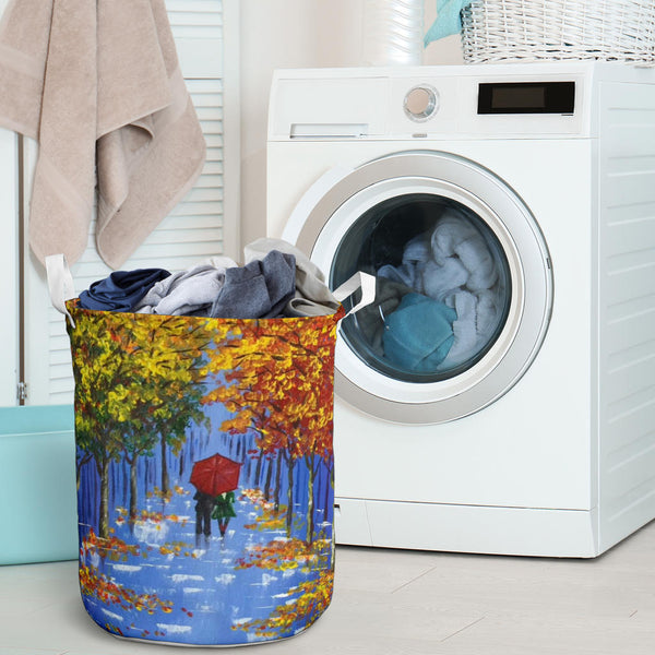 Hoodies4You "Morning Walk" Laundry Baskets Paintings