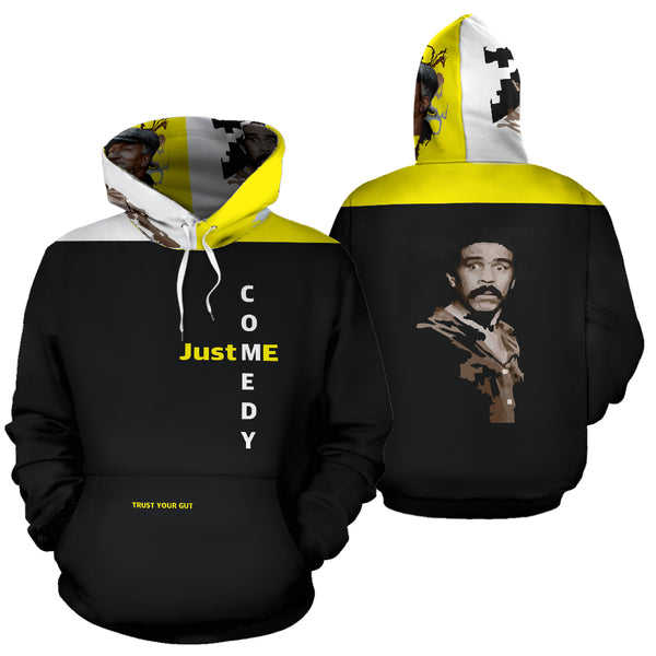 Hoodies4You "Just Me Comedy" Black & Yellow Hoodie