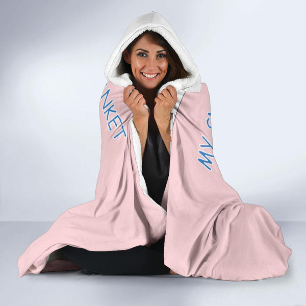 Hoodie4you My "SnowFur" Hoodie Blanket Pink