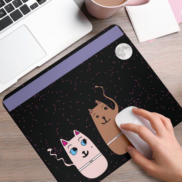 Bella and Leonardo mouse pad