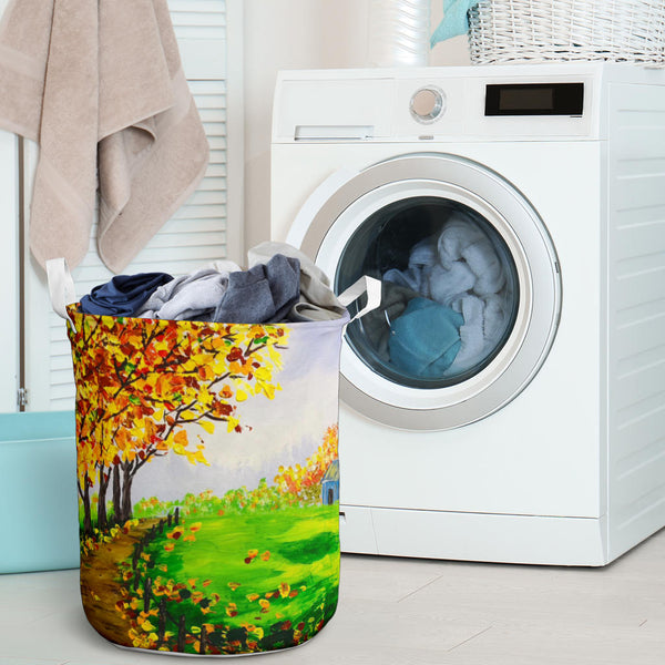 Hoodies4You "Morning Walk" Laundry Baskets Paintings