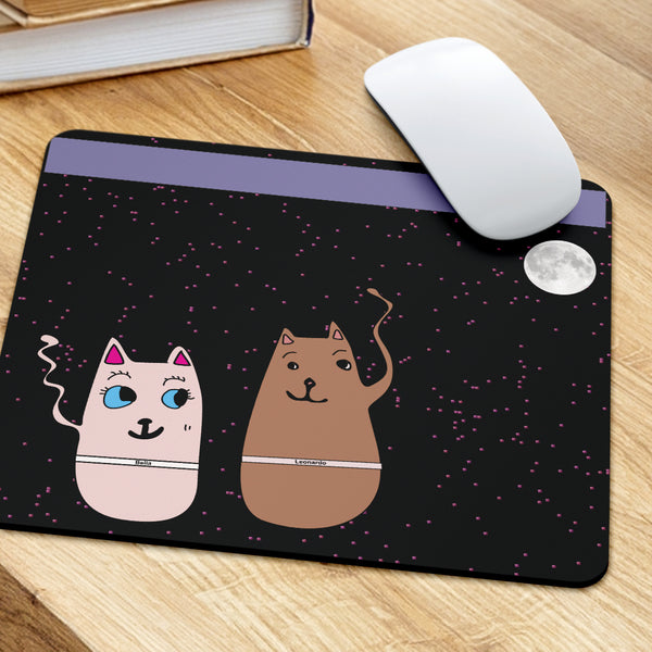 Bella and Leonardo mouse pad
