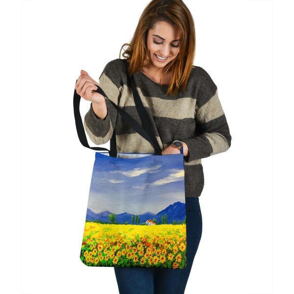 Hoodies4You "1st Winter Snow" Cloth Tote Bag