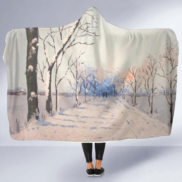 Hoodies4You "1st Winter Snow" Hooded Blanket