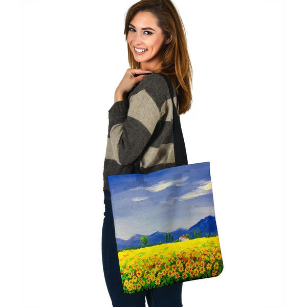 Hoodies4You "1st Winter Snow" Cloth Tote Bag