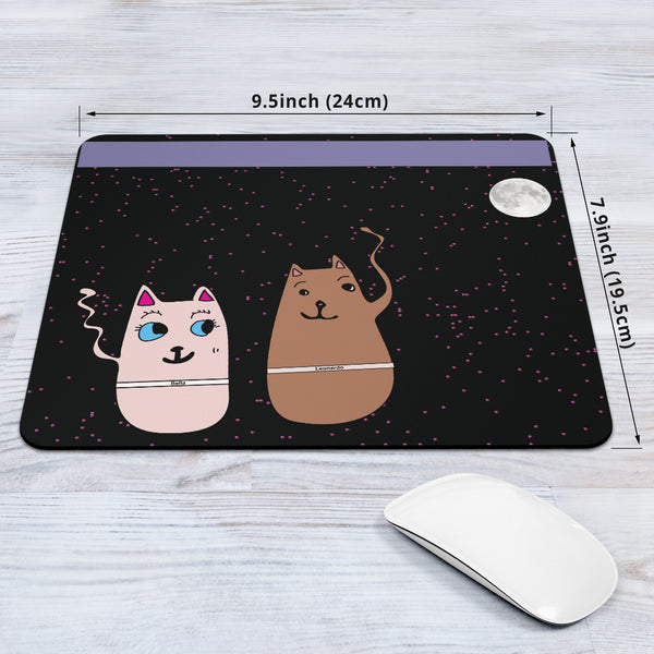 Bella and Leonardo mouse pad