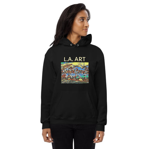 Hoodies4You "L.A. Art" Women Unisex fleece hoodie