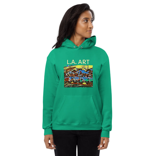 Hoodies4You "L.A. Art" Women Unisex fleece hoodie