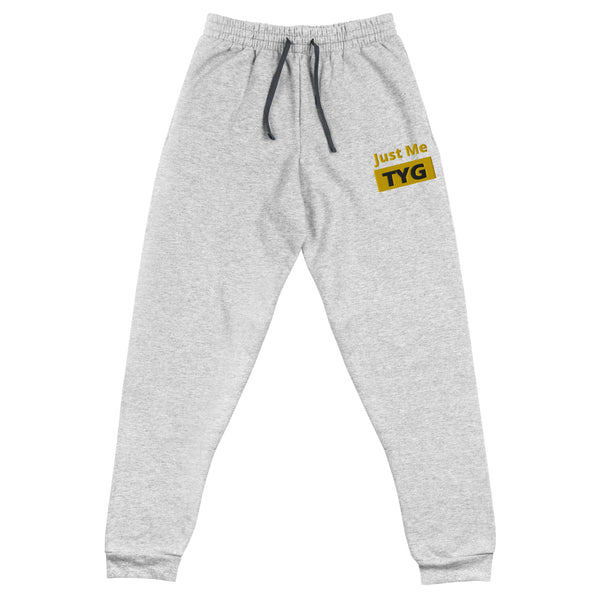 Hoodies4You "Just Me" "TYG" Gold Embroidery Black Jogger Pants