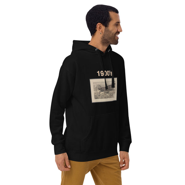 Hoodies4You "1900's" Black Hoodie Side (1900's)
