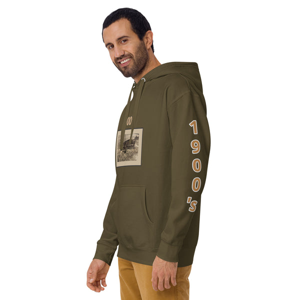 Hoodies4You "1900's" Black Hoodie Side (1900's)